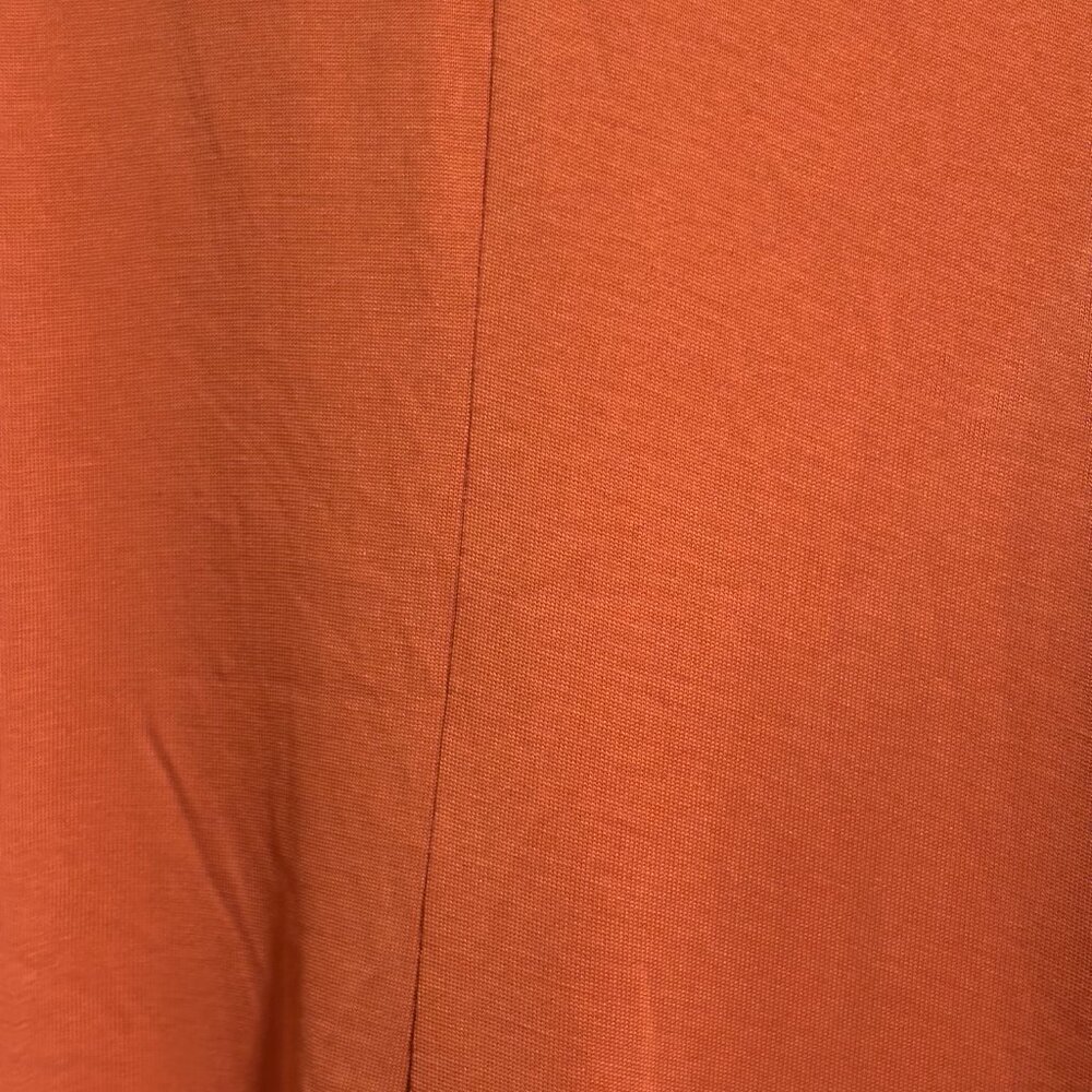 Lush Nectarine orange maxi dress with adjustable waist tie and spaghetti straps - Picture 5 of 5